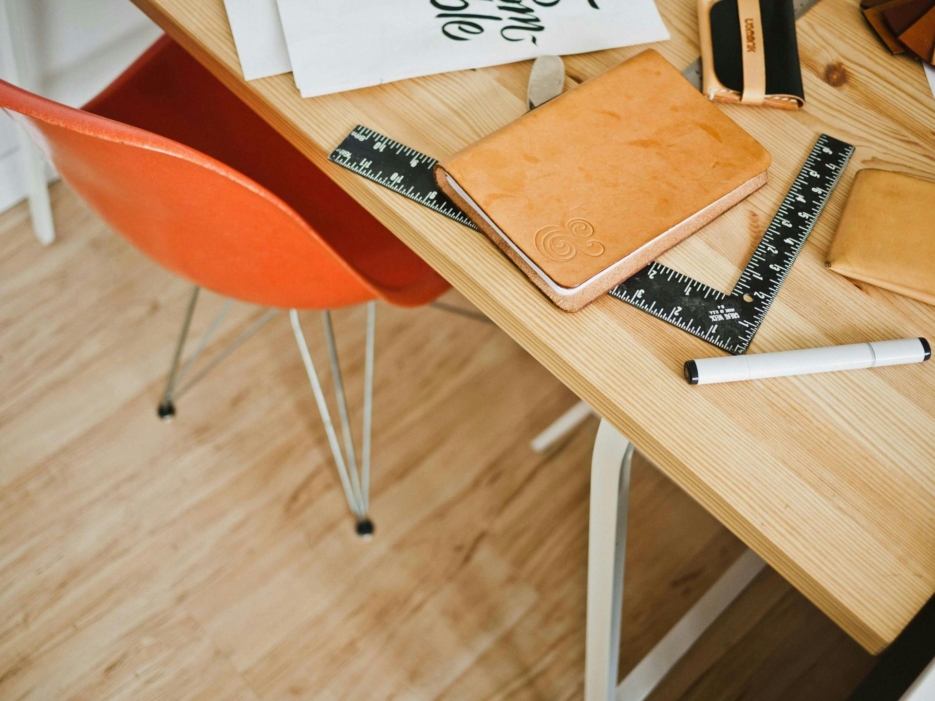 Office desk and chair